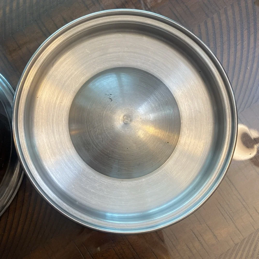 Ekcoware stainless steel pan with lid copper bottom